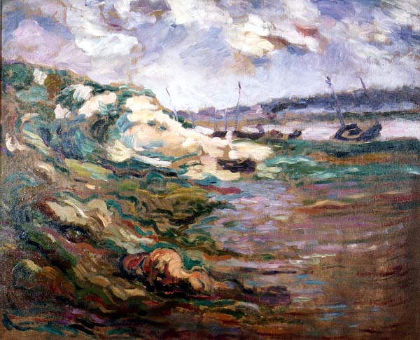 The Coast of Brittany (oil on canvas)  od Roderic O'Conor