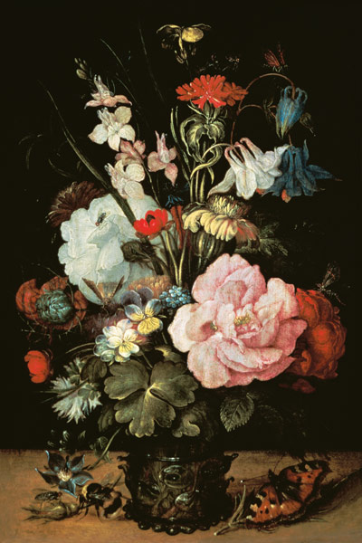 Vase with flowers od Roelant Jakobsz Savery