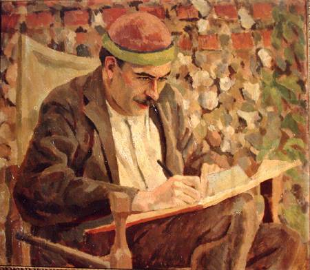 Portrait of John Maynard Keynes (1883-1946) od Roger Eliot Fry