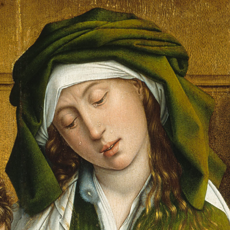 Rogier v.d.Weyden, Descent f.Cross/Det. od Rogier van der Weyden