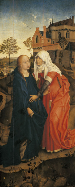 Rogier v.d.Weyden / Visitation / Paint. od Rogier van der Weyden