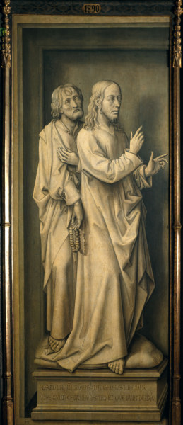 Rogier v.d.Weyden, Christ and Disciples od Rogier van der Weyden