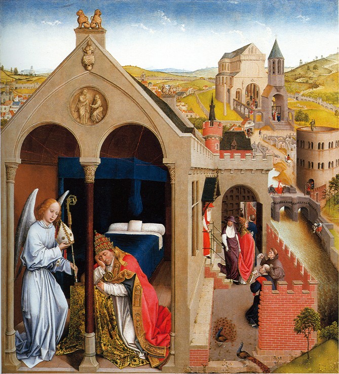Dream of Pope Sergius od Rogier van der Weyden