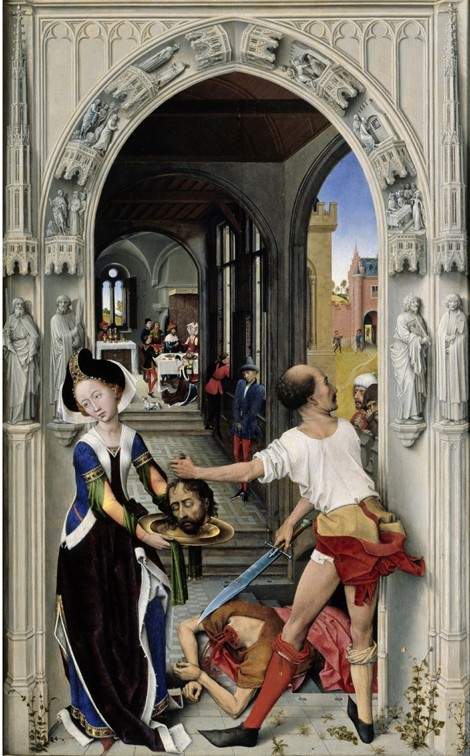 The Beheading of Saint John the Baptist (The Altar of St. John, right panel) od Rogier van der Weyden