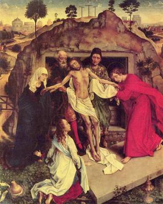 Burial Christi od Rogier van der Weyden