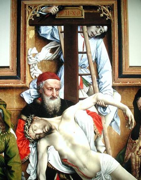 Joseph of Arimathea Supporting the Dead Christ od Rogier van der Weyden