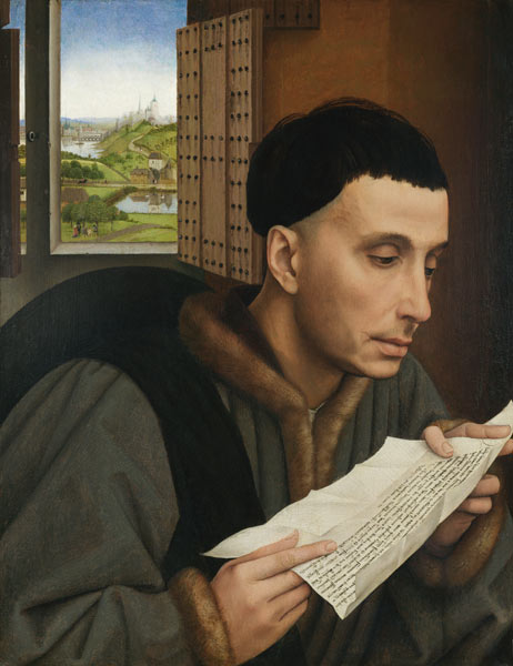 Man Reading od Rogier van der Weyden