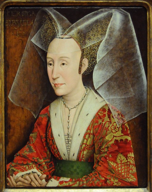 Portrait of Isabella of Portugal, wife of Philip III Duke of Burgundy (1397-1471) od Rogier van der Weyden