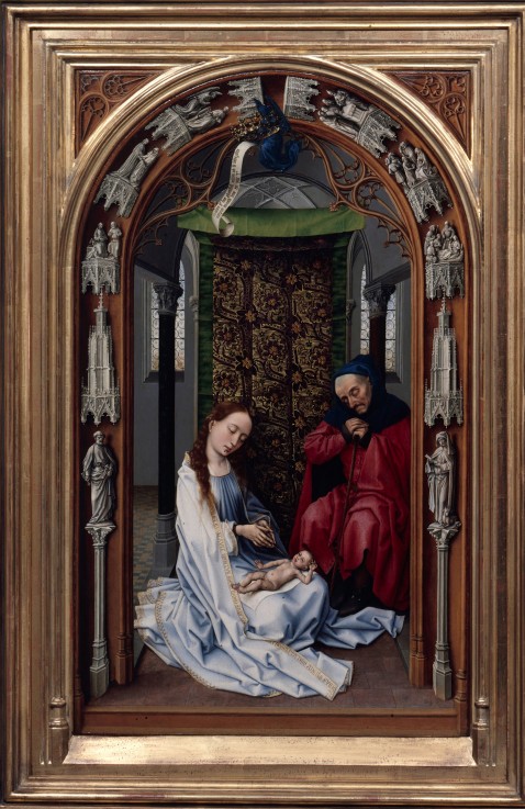 The Altar of Our Lady (Miraflores Altar), left panel od Rogier van der Weyden