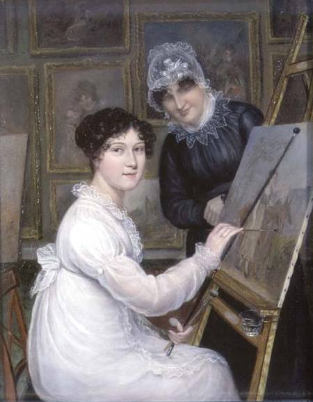 The Artist and her Mother od Rolinda Sharples