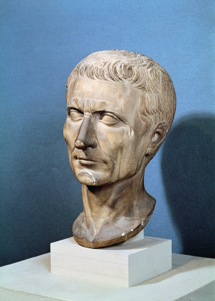 Bust of Julius Caesar (100-44 BC) od Roman