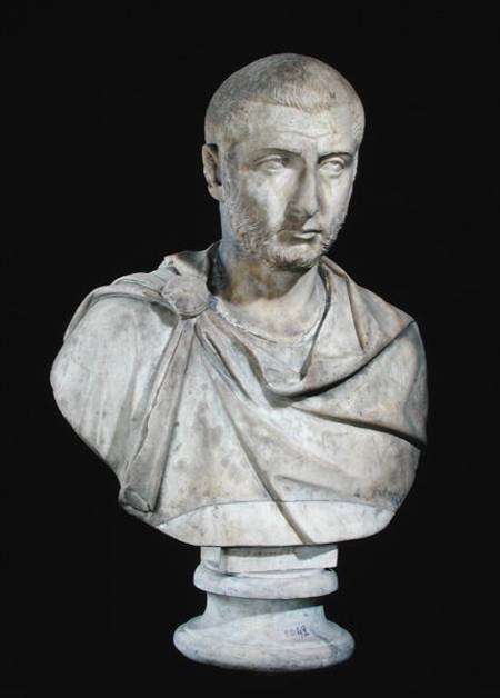 Bust of Emperor Gallineus (c.213-268) od Roman