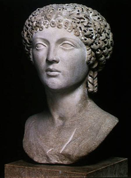 Bust of a Roman woman, possibly Poppaea Augusta, AD 55-60 od Roman