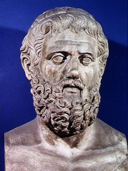 Bust of Sophocles (496-406 BC) od Roman