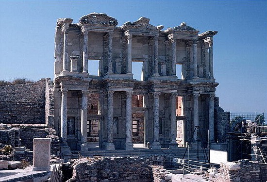 Celsus Library, built in AD 135 od Roman