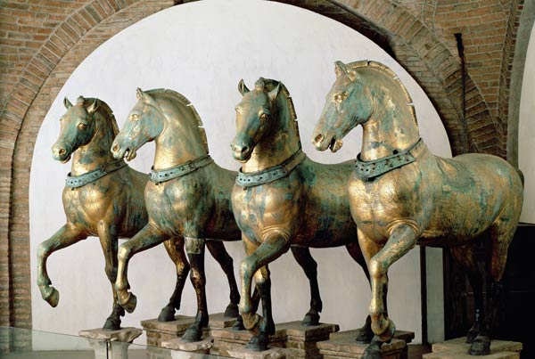 The Four Horses of San Marco, removed from the exterior in 1979 od Roman