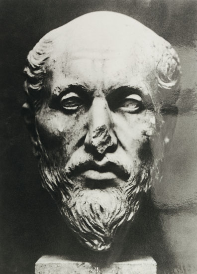 Head of Plotinus (205-270) od Roman