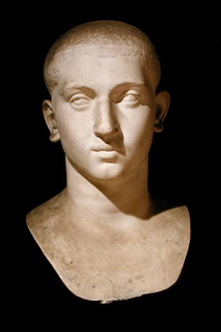 Portrait bust of Emperor Severus Alexander (AD 205-35) od Roman