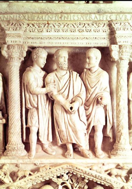 Sarcophagus of Giunio Basso od Roman