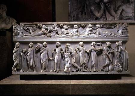 Sarcophagus of the Muses, Roman od Roman