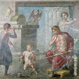 Hercules strangling the serpents as a child, Casa dei Vettii