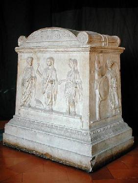 Altar dedicated to the lares of Augustus (63 BC-AD 14)