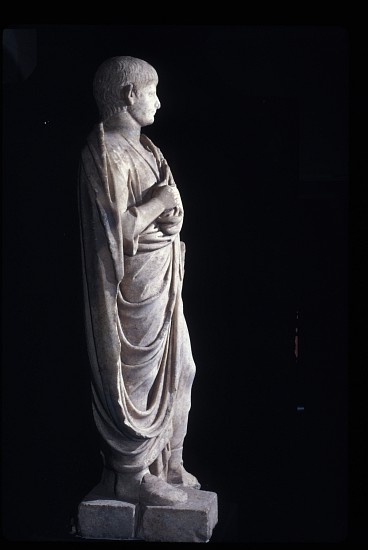 Togate statue of the young Nero od Roman