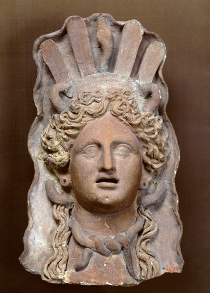 Punic mask representing Demeter od Roman