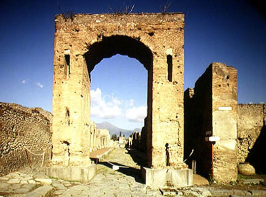 Arch of Caligula (photo) od Roman 1st century BC