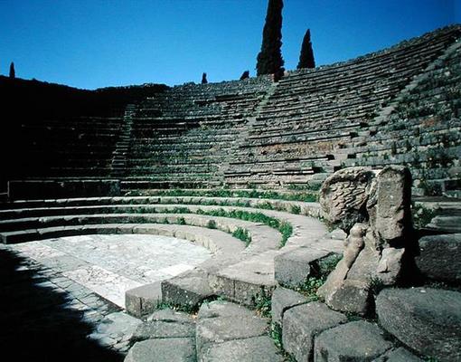 View of the Teatro Piccolo (photo) od Roman 1st century BC