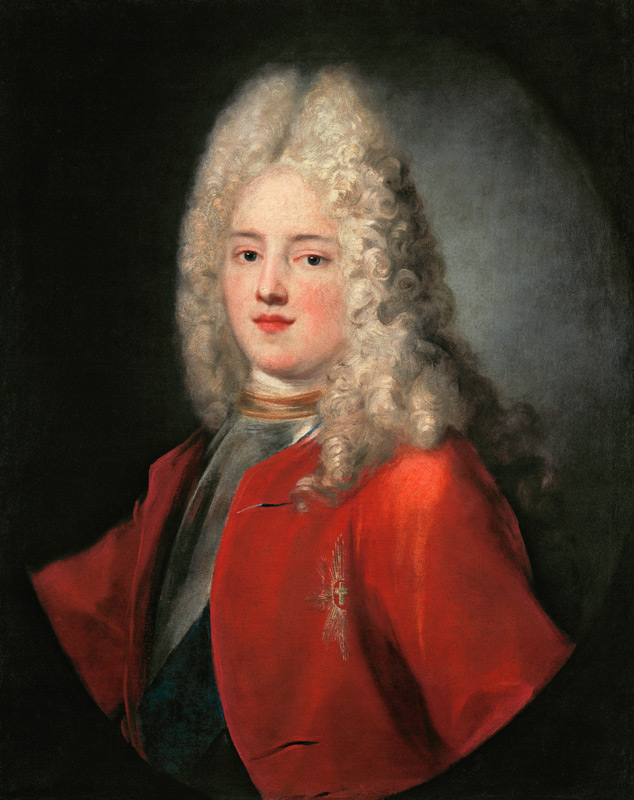Portrait of Augustus III of Poland od Rosalba Giovanna Carriera