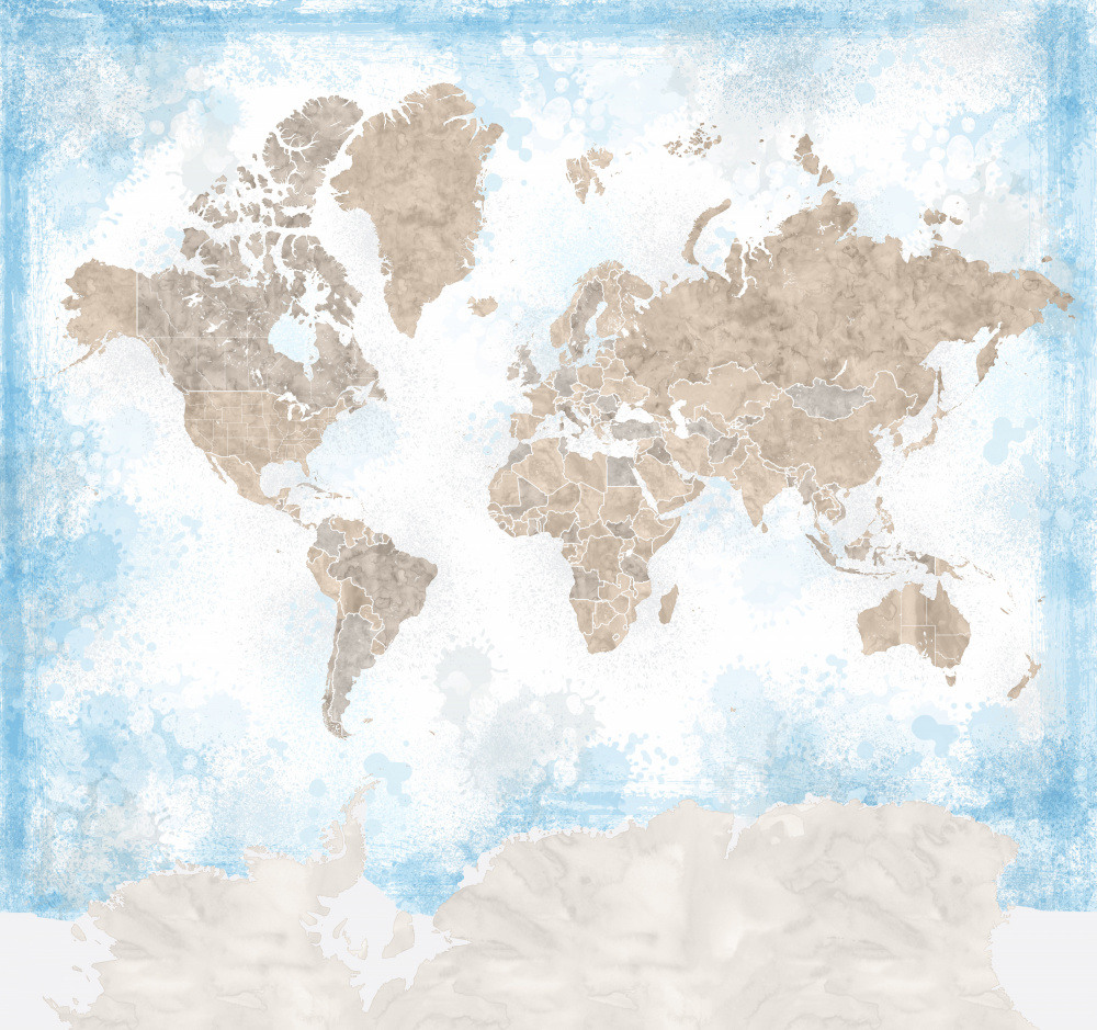 Ghada world map od Rosana Laiz Blursbyai