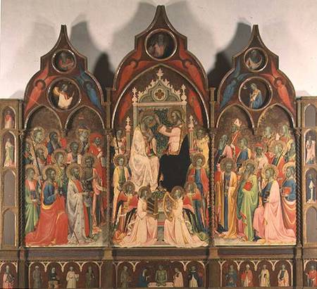 The Coronation of the Virgin od Rossello di Jacopo Franchi
