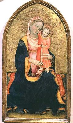 Madonna of Humility (tempera on panel) od Rossello di Jacopo Franchi