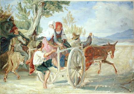 Italian Cart od Rudolf Friedrich Wasmann