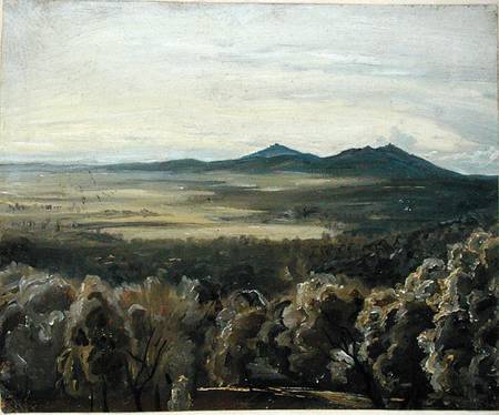 Italian Landscape od Rudolf Friedrich Wasmann