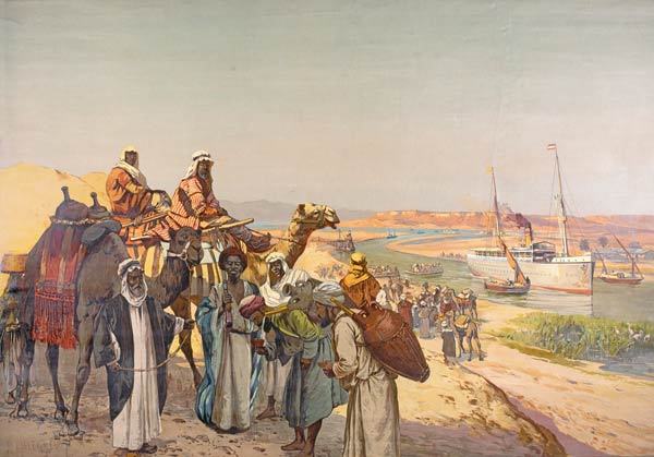 Suez Canal od Rudolf Hellgrewe