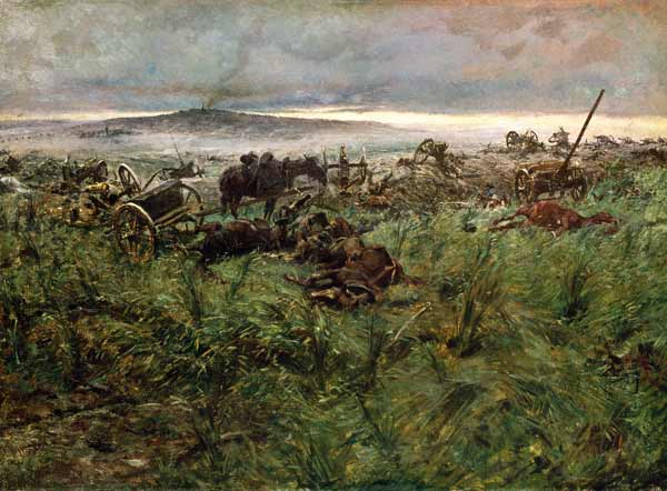 After the battle at Königgrätz. od Rudolf Otto Ottenfeld