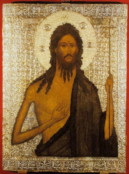 Icon of St. John the Forerunner, Moscow School od Russian School