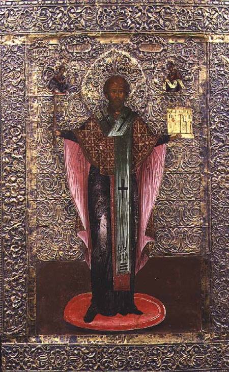 St. Nicholas of Mozhaisk, icon od Russian School