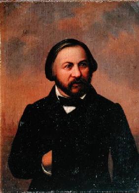 Portrait of Mikhail Ivanovich Glinka (1804-57)