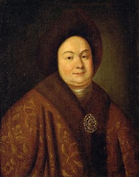 Portrait of Tsarina Evdokiya Feodorovna Lopukhina