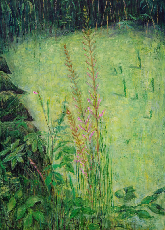 Study in Green (Pond) od Ruth  Addinall
