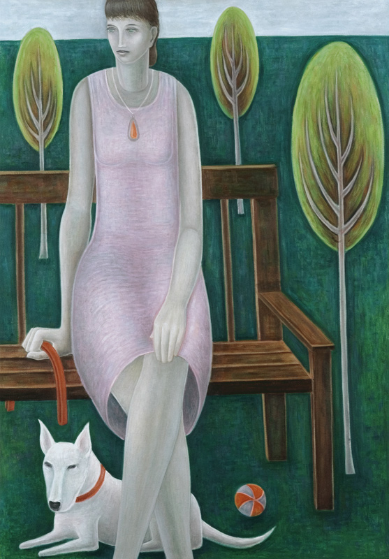 Woman in Park, 2006 (oil on canvas)  od Ruth  Addinall