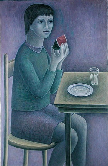 Watermelon, 2002 (oil on canvas)  od Ruth  Addinall