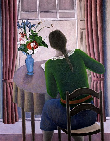 Woman at Window, 1998 (oil on canvas)  od Ruth  Addinall