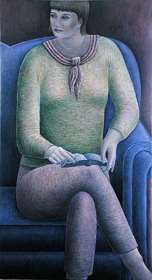 Woman Reading, 1999 (oil on canvas)  od Ruth  Addinall