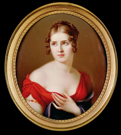 ''The Beautiful Greek'', Marie Pauline Bonaparte, Princess Borghese od Salomon Guillaume Counis