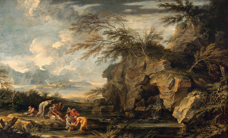 The Finding of Moses od Salvator Rosa