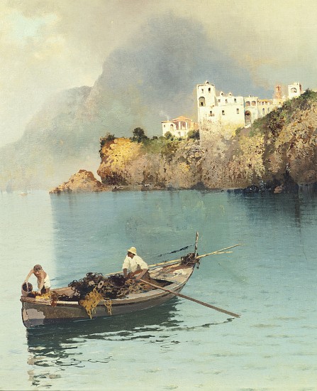 Fishermen in Sorrento od Salvatore Petruolo
